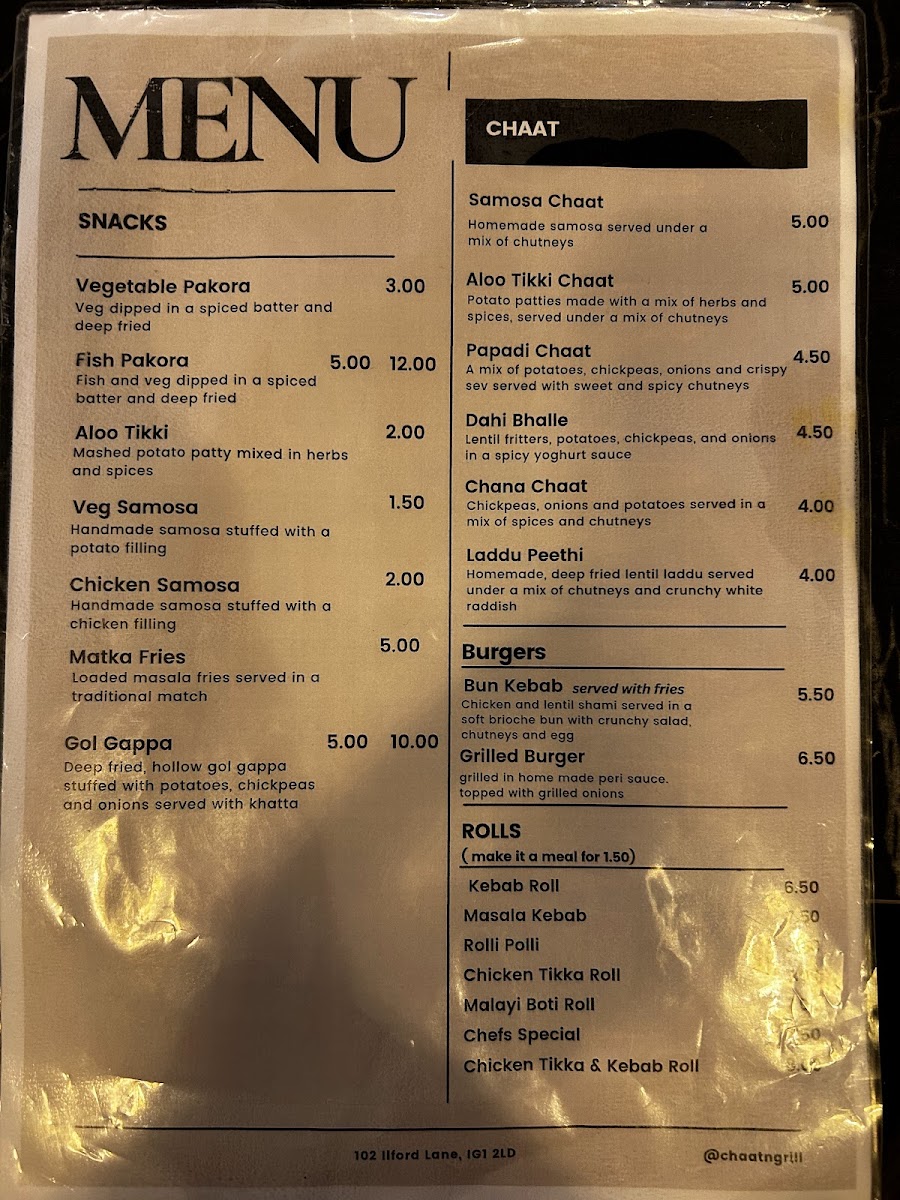 CHAAT N Grill Menu - Image 4